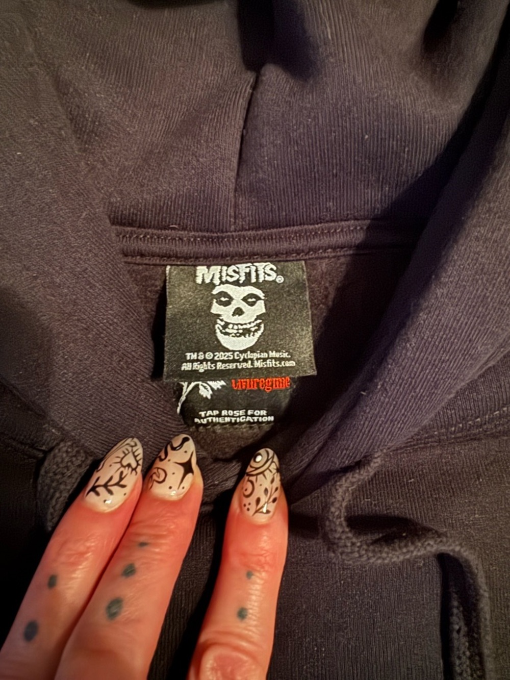 Civil Regime x Misfits Black Graphic Hoodie - Picture 2 of 5